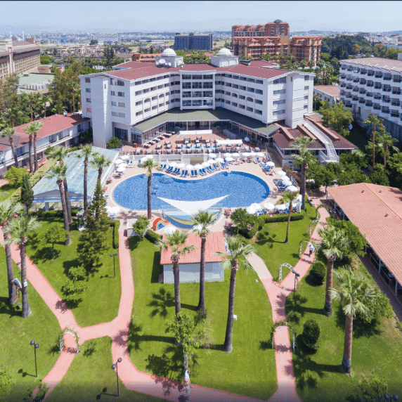 Seher Kumköy Star Resort aus der Vogelflugperspektive